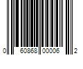 Barcode Image for UPC code 060868000062