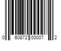 Barcode Image for UPC code 060872000072