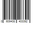 Barcode Image for UPC code 0609408403392