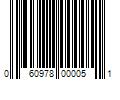 Barcode Image for UPC code 060978000051