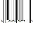 Barcode Image for UPC code 061000000773