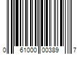 Barcode Image for UPC code 061000003897