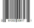 Barcode Image for UPC code 061000006171