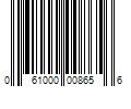 Barcode Image for UPC code 061000008656