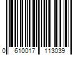 Barcode Image for UPC code 0610017113039