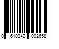 Barcode Image for UPC code 0610242002658