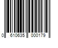 Barcode Image for UPC code 0610635000179