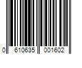 Barcode Image for UPC code 0610635001602