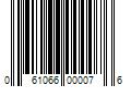 Barcode Image for UPC code 061066000076