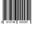 Barcode Image for UPC code 0610746000051