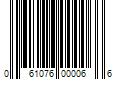 Barcode Image for UPC code 061076000066