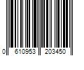 Barcode Image for UPC code 0610953203450