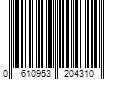 Barcode Image for UPC code 0610953204310