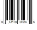 Barcode Image for UPC code 061100000888