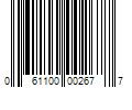 Barcode Image for UPC code 061100002677