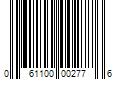 Barcode Image for UPC code 061100002776