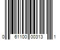 Barcode Image for UPC code 061100003131