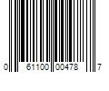 Barcode Image for UPC code 061100004787