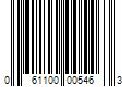 Barcode Image for UPC code 061100005463