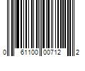 Barcode Image for UPC code 061100007122