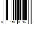 Barcode Image for UPC code 061100007467