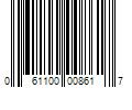 Barcode Image for UPC code 061100008617