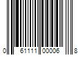 Barcode Image for UPC code 061111000068