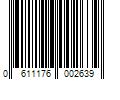 Barcode Image for UPC code 0611176002639