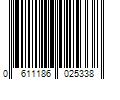 Barcode Image for UPC code 0611186025338