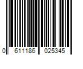 Barcode Image for UPC code 0611186025345