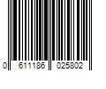 Barcode Image for UPC code 0611186025802