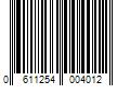 Barcode Image for UPC code 0611254004012