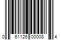 Barcode Image for UPC code 061126000084