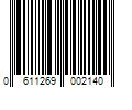 Barcode Image for UPC code 0611269002140