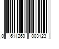 Barcode Image for UPC code 0611269003123