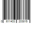 Barcode Image for UPC code 0611403203815