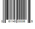 Barcode Image for UPC code 061145000065