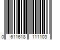 Barcode Image for UPC code 0611618111103