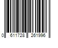 Barcode Image for UPC code 0611728261996