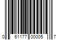 Barcode Image for UPC code 061177000057