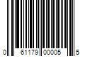 Barcode Image for UPC code 061179000055