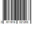 Barcode Image for UPC code 0611918021263