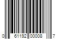 Barcode Image for UPC code 061192000087