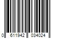 Barcode Image for UPC code 0611942034024