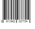 Barcode Image for UPC code 0611942037704