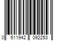 Barcode Image for UPC code 0611942092253