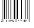 Barcode Image for UPC code 0611943474195