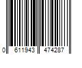 Barcode Image for UPC code 0611943474287