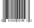 Barcode Image for UPC code 061200001563