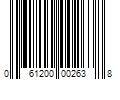 Barcode Image for UPC code 061200002638